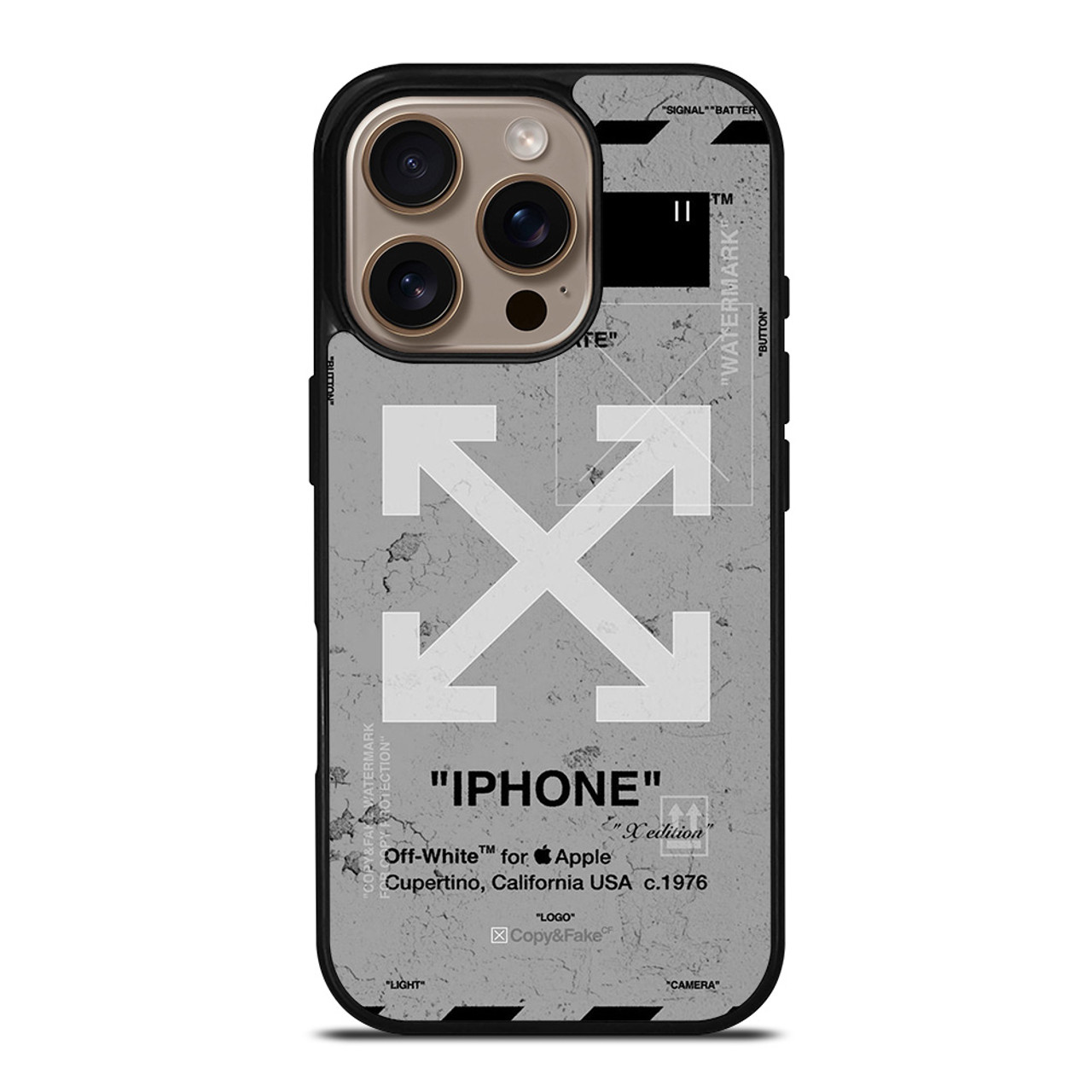 OFF WHITE iPhone 16 Pro Case
